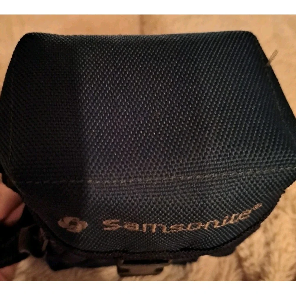 Samsonite Canvas Camera Bag Case Pouch Blue